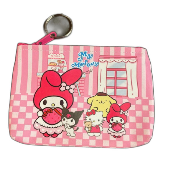 Hello Kitty Sanrio Coin Purse Bag Pink Fashion Wallet new - Picture 1 of 3